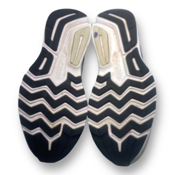 Saucony Ride 13- Mens Size 9 wide S20580-40 Gray Black Running Athletic Sneaker - Picture 2 of 9